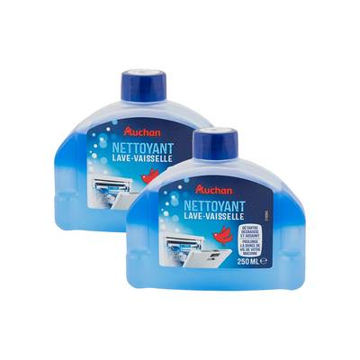 Auchan Nettoyant lave vaisselle, Lot de 2x250ml