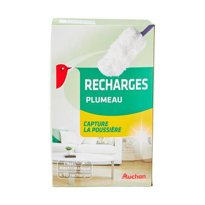 Auchan Recharges plumeau dépoussiérant, 10 recharges