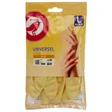 Auchan Gants de ménage en latex satiné taille L, 1 paire