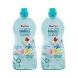 Auchan Adoucissant liquide concentré Caraïbes, Lot de 2x1,5L