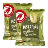 Auchan Pistaches grillées et salées, Lot de 2x150g