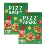 Auchan Crackers Pizz'apéro, Lot de 2x85g