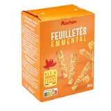 Auchan Feuilletés à l'emmental, 85g