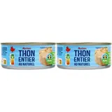 Auchan Thon Listao Naturel en conserve, 2x112g