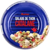 Auchan Salade catalane au thon en conserve, 250g