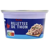Auchan Rillettes de Thon en conserve, 125g