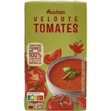 Auchan Soupe Velouté de tomates - Soupe liquide en brique familiale, 1L