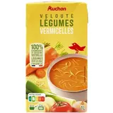 Auchan Velouté de légumes vermicelles Soupe liquide en brique familiale, 1L