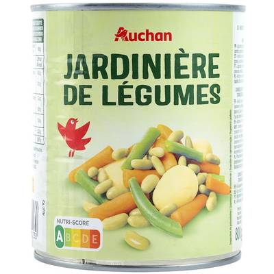 Auchan Jardinière 4 Légumes, 510g