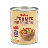 Auchan Légumes pour couscous en conserve, 800g
