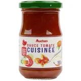 Auchan Sauce tomate cuisinée origine France en bocal, 190g