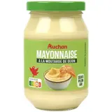 Auchan Mayonnaise à la moutarde de Dijon et oeufs plein air en bocal, 235g