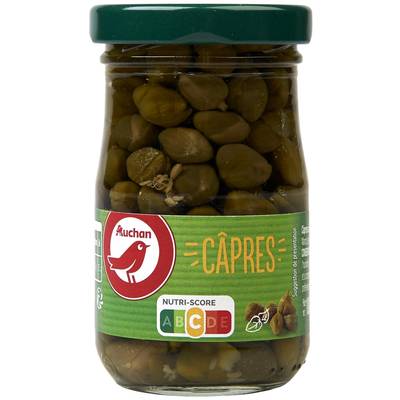 Auchan Câpres en bocal, 60g