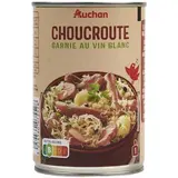 Auchan Choucroute garnie au vin blanc en conserve individuelle, 400g