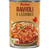 Auchan Ravioli aux 6 légumes en conserve individuelle, 400g