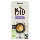 Auchan BIO Café en capsules Lungo Bio, 10 capsules