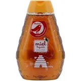 Auchan Miel de fleurs liquide équilibré et fleuri en flacon doseur, 500g