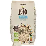 Auchan BIO Muesli de céréales Bio croustillant aux graines de courge et tournesol, 500g