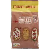 Auchan Petits pains grillés au blé complet, 400g