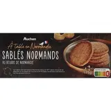 Auchan Terroir Biscuits sablés normands au beurre de Normandie, 175g