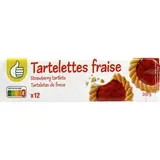 Pouce Tartelettes à la fraise x12, 200g