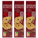 Auchan Biscuits fourrés saveur chocolat Mon Goûter, Lot de 3x16 biscuits - 300g