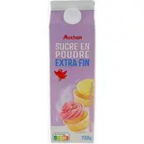 Auchan Sucre en poudre extra fin, 750g