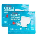 Auchan Changes anatomiques, Lot de 3x20 pièces