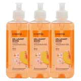 COSMIA Gel lavant mains aux fleurs de pêche, Lot de 3x500ml