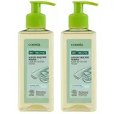 COSMIA BIO Savon liquide mains à l'aloe vera BIO, Lot de 2x300ml