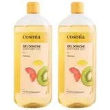 COSMIA Gel douche tropical, Lot de 2x750ml