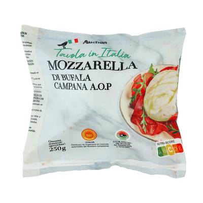 Auchan Tavola In Italia Mozzarella di Bufala Campana A.O.P., 250g