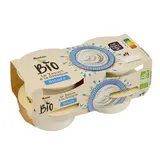 Auchan BIO Yaourt à la grecque nature bio, 4x125g