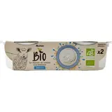 Auchan BIO Yaourt à la grecque au lait de brebis nature bio, 2x150g