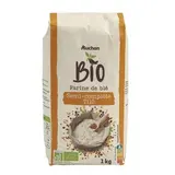 Auchan BIO Farine de blé semi-complète T110 Bio, 1kg