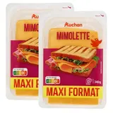 Auchan Mimolette en tranche, Lot de 2x340g
