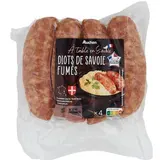 Auchan Terroir Diots de Savoie Fumés, 4x90g