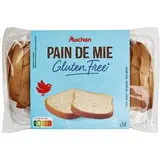 Auchan Pain de mie tranché sans gluten - 14 tranches, 400g
