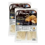 Auchan Petits Pavés Précuits Nature, Lot de 2x300g