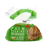 Auchan Pain de Table aux Céréales, 8 tranches - 500g