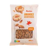 Auchan Amandes Décortiquées Spécial Pâtisserie, 500g