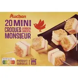Auchan Mini croque monsieur jambon emmental, 240g