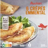 Auchan Crêpe à l'emmental, 300g