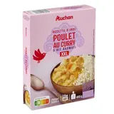 Auchan Poulet curry et riz basmati, 400g