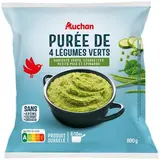 Auchan Purée aux 4 légumes verts, 800g