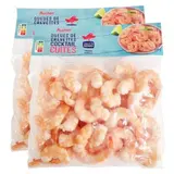 Auchan Queues de crevettes cocktail cuites, Lot de 2x250g