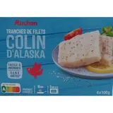 Auchan Colin d'Alaska sans arête, 400g