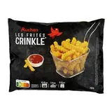 Auchan Frites crinkle ondulées, 750g