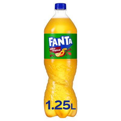 Fanta Boisson gazeuse saveur fruits exotiques, 1.25L