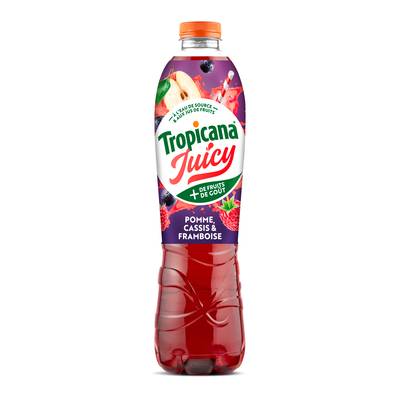 Tropicana Boisson aux jus de fruits saveur pomme cassis framboise, 1,5L